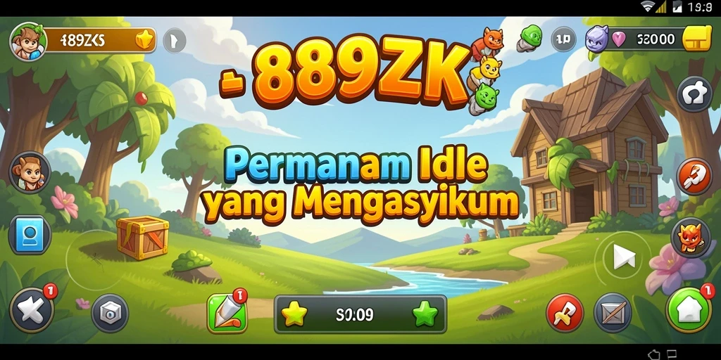 Tampilan gameplay menarik dari 889ZK yang memukau.