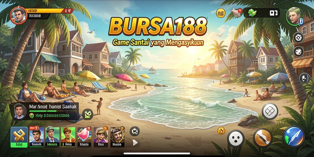 Menampilkan aksi seru dan gameplay BURSA188 yang menarik.