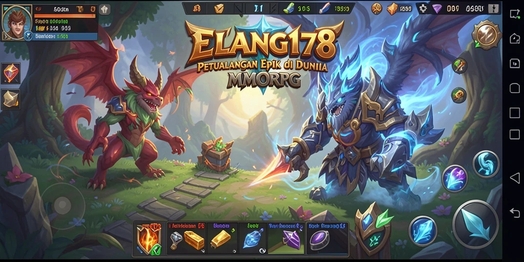 Tampilan gameplay epik dari ELANG178 yang penuh tantangan dan petualangan.