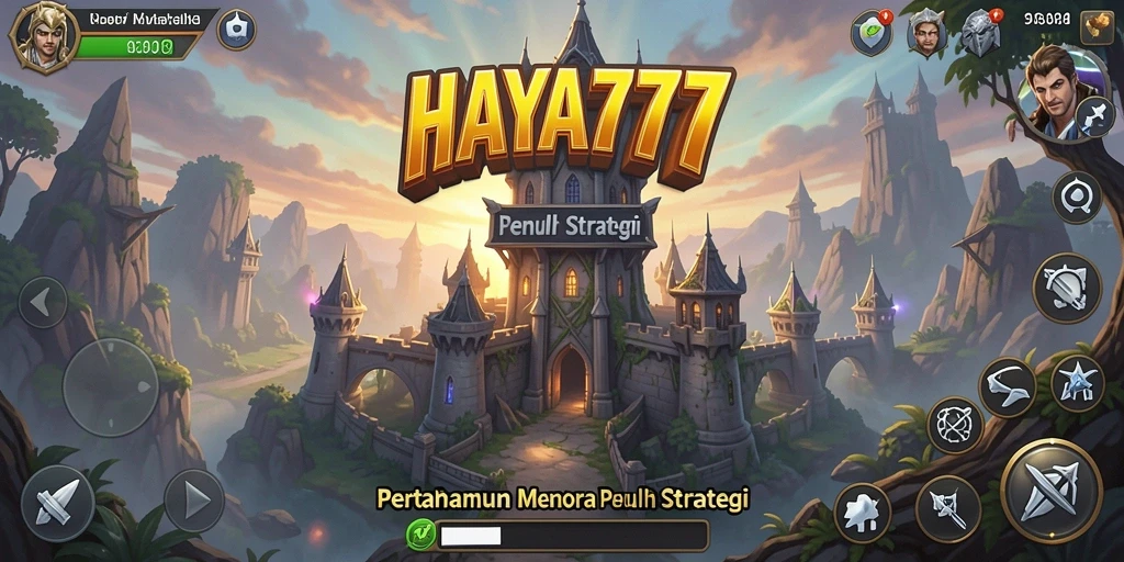 Gameplay menara pertahanan yang mendebarkan dengan berbagai strategi.
