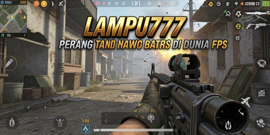 Tangkapan layar gameplay LAMPU777 dengan aksi seru di medan perang.