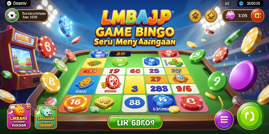 Tampilan screenshot gameplay Bingo di LMBAJP yang menarik.