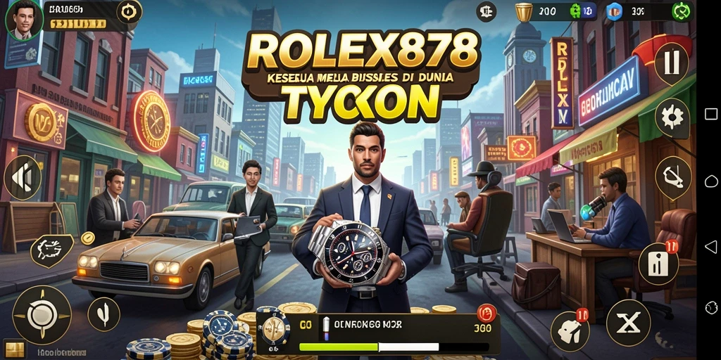 Tampilan gameplay menarik dari game Tycoon ROLEX878.
