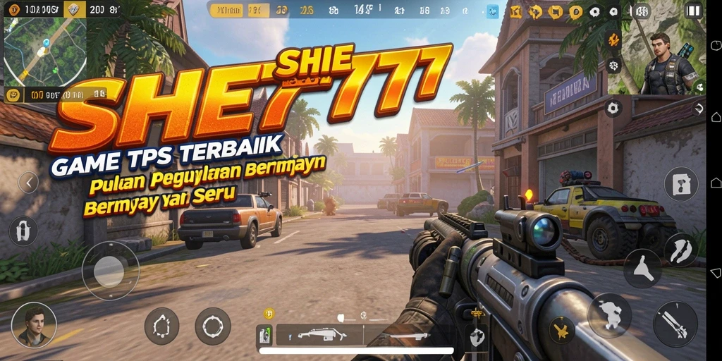Gameplay <strong>SHE777</strong> yang intens dan menantang dalam pertempuran TPS.
