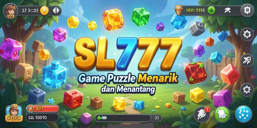 Tampilan gameplay <strong>SL777</strong> yang menarik dengan berbagai Puzzle menantang.