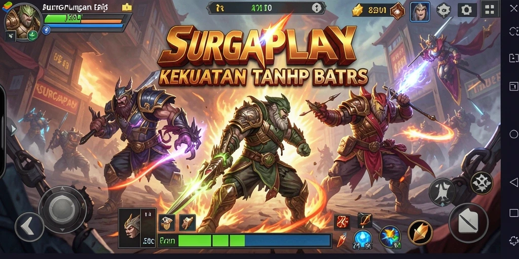 Gameplay Fighting yang intense dan mendebarkan di SURGAPLAY.