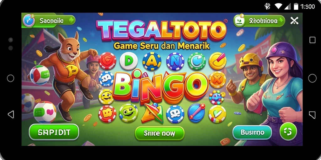 Screenshot utama TEGALTOTO menampilkan gameplay seru Bingo.