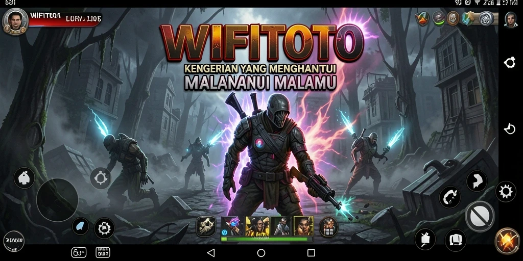Tangkapan layar menampilkan gameplay mencekam dari WIFITOTO.